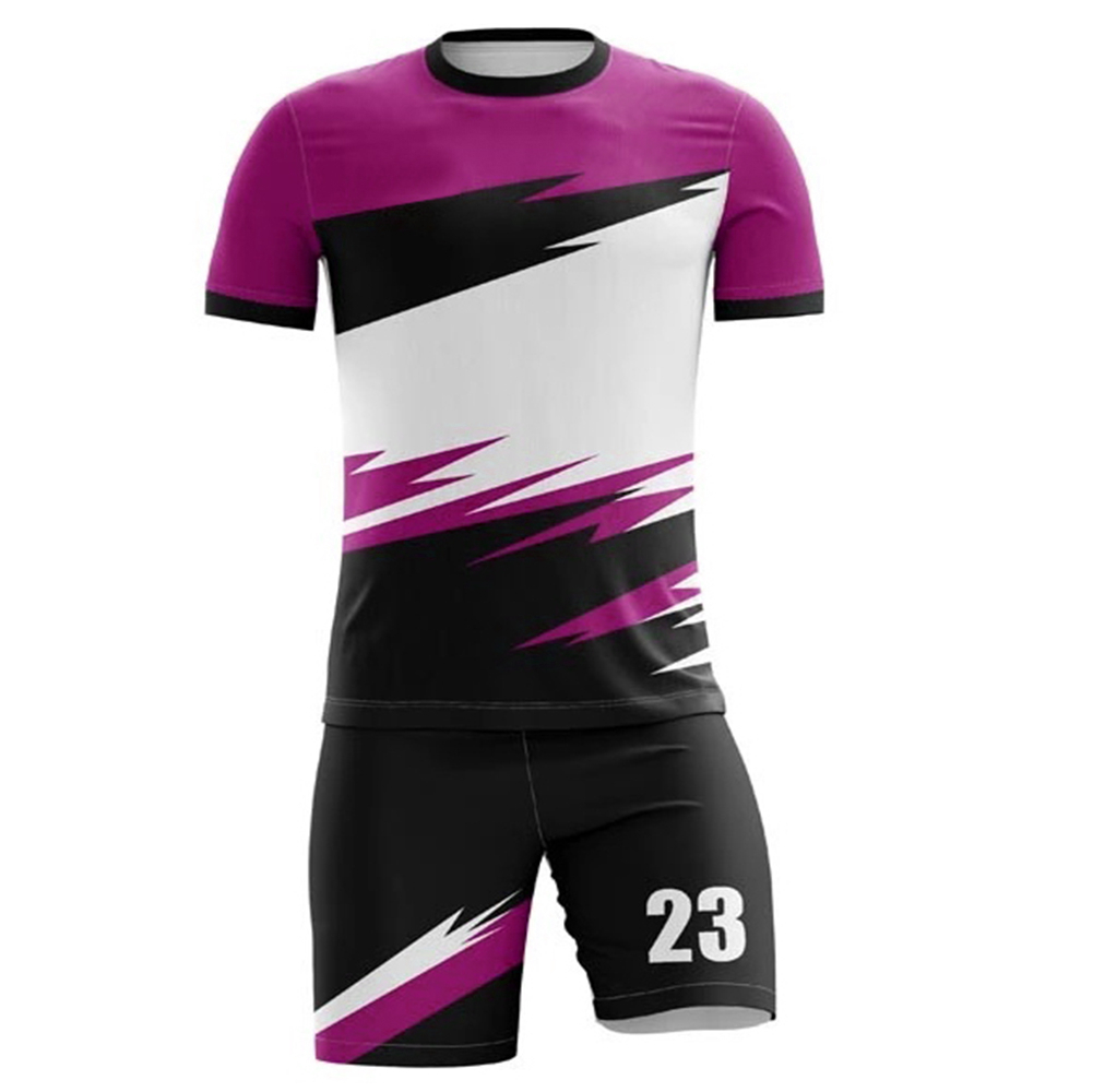 High quality custom breathable soccer uniform set football