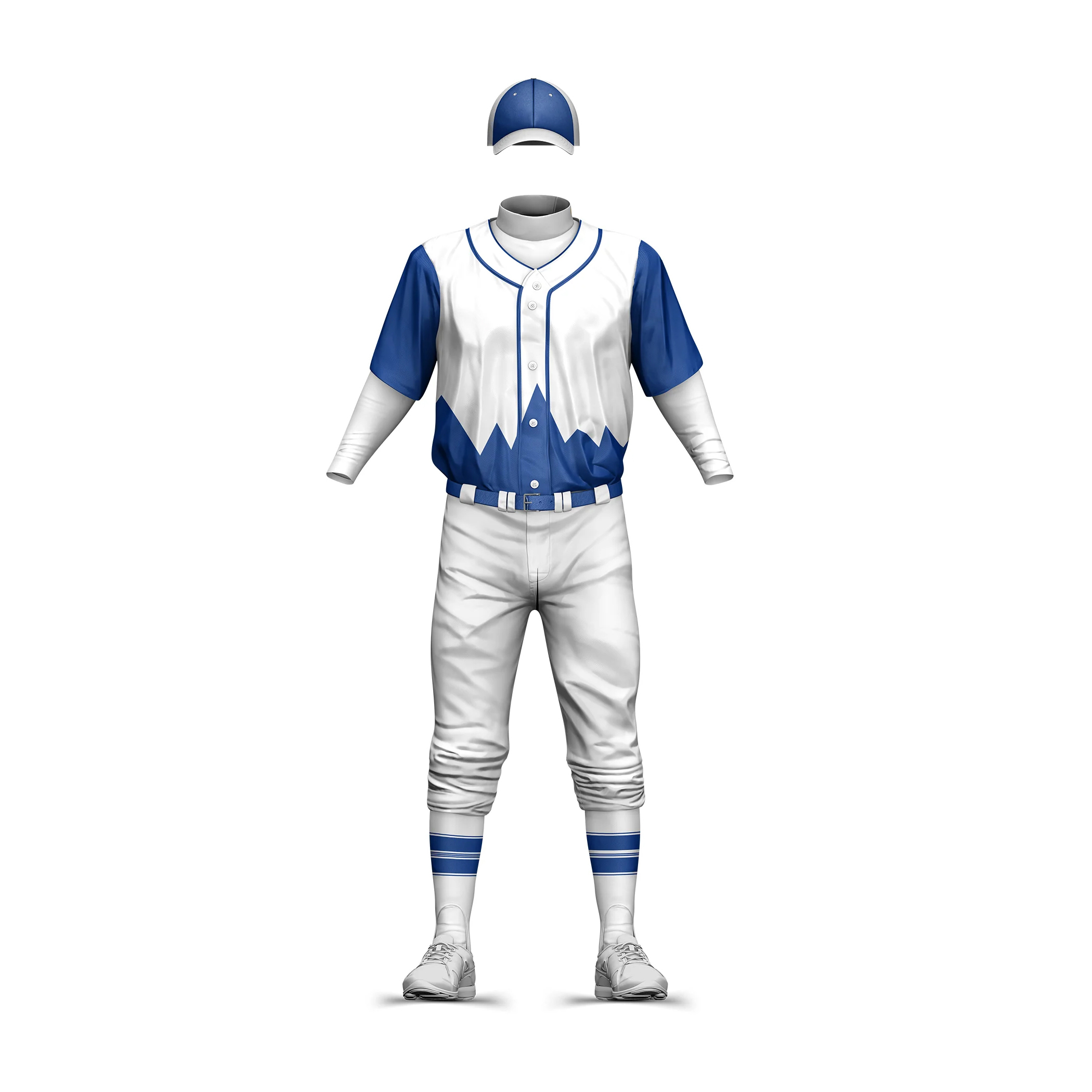 Custom design service latest design slim fit men baseball uniform