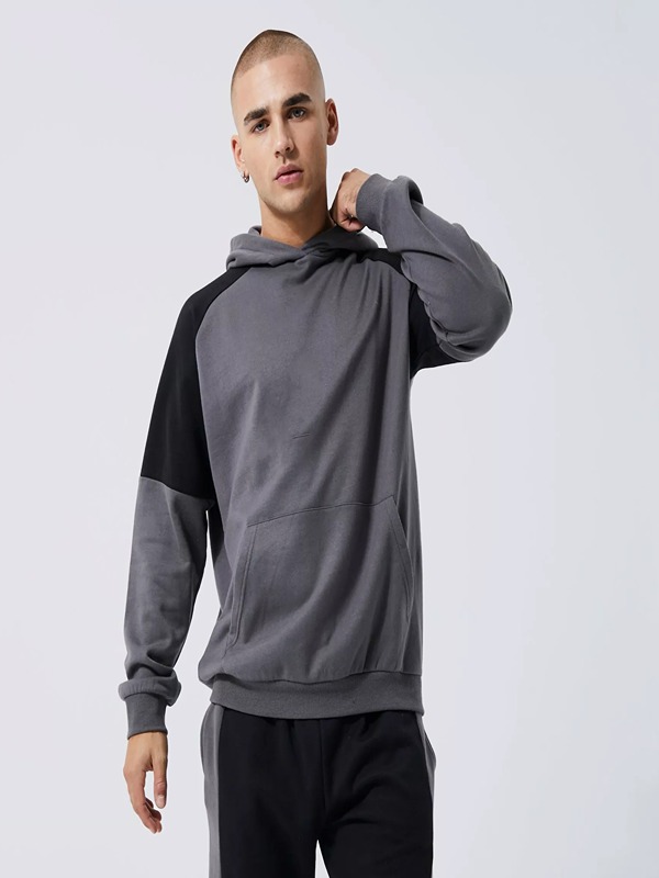 Men Clothing 100% Cotton Hoodies and Sweatpants Set Pullover Streetwear Tracksuits