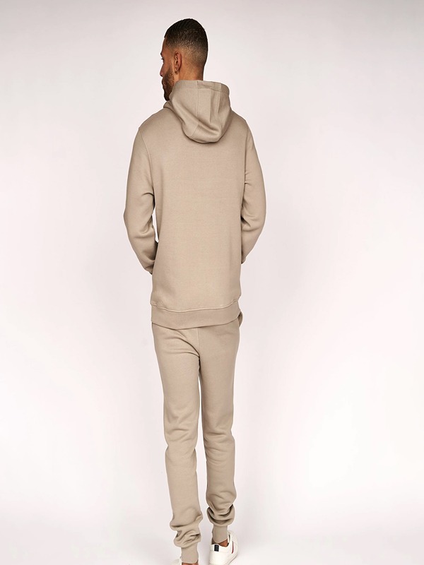 Tracksuits Embroidery Men Two Piece Hooded Set Solid Color Blank Plain Tracksuit