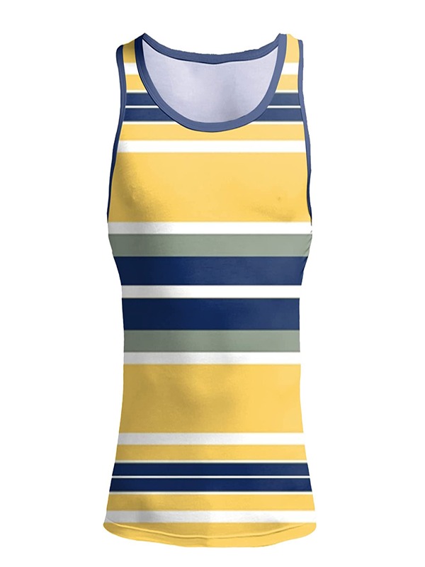 Custom logo Graphic Custom 100% Cotton Dtg Print Sleeveless tank Tops
