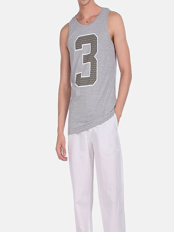 High Quality Gym tank Top Men Blank Singlets Men Ribbed Polyester tank Tops