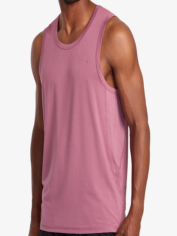 Silk Screen Printed Knitted Tank Top Casual Street Fashion Men 100% Cotton Sleeveless Vest O Neck