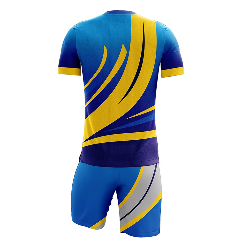 Custom soccer jerseys uniform kit set with sublimated printing