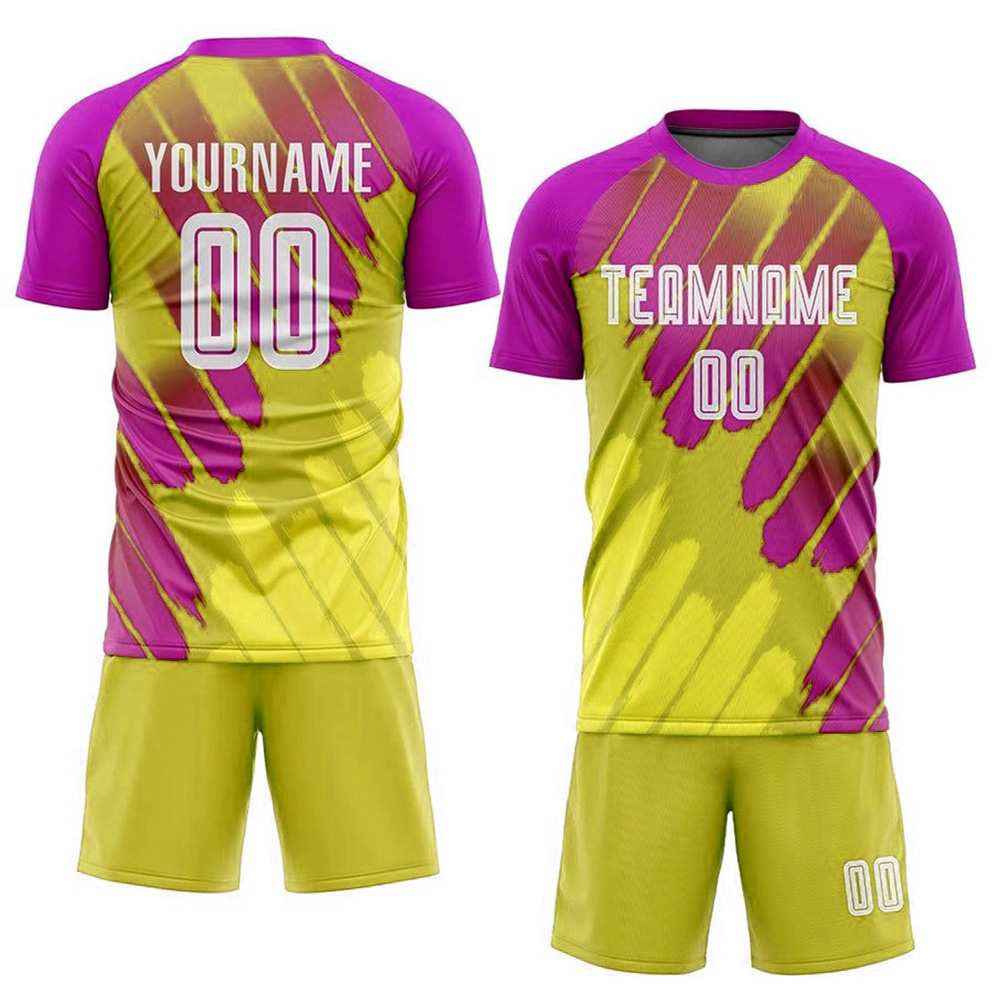 Customizable soccer team uniform jersey for new season sublimation