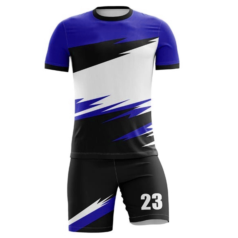 High quality custom breathable soccer uniform set football