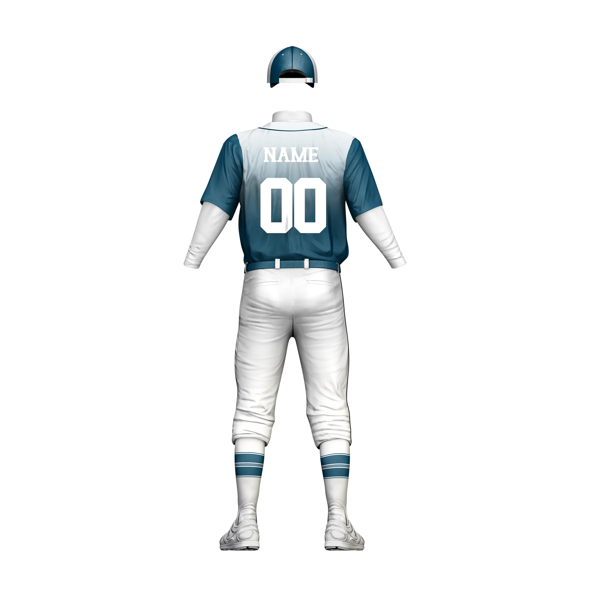 Customizable adult baseball softball wear breathable plaid sports clothe