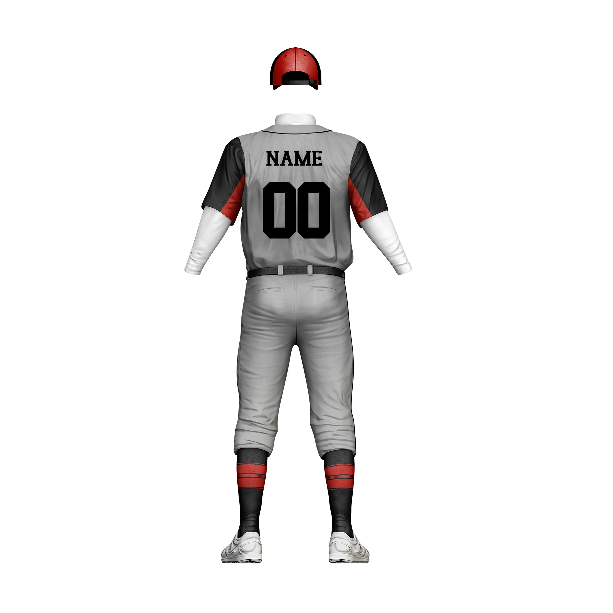 Professional custom manufacturing baseball uniform plaid adult unisex