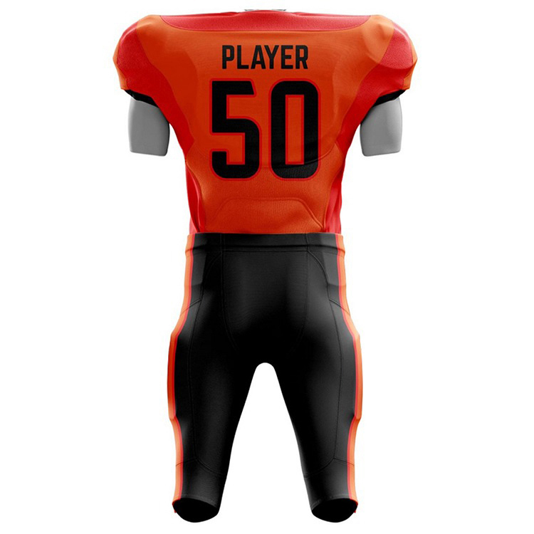 High quality american football uniform sets for adults training half