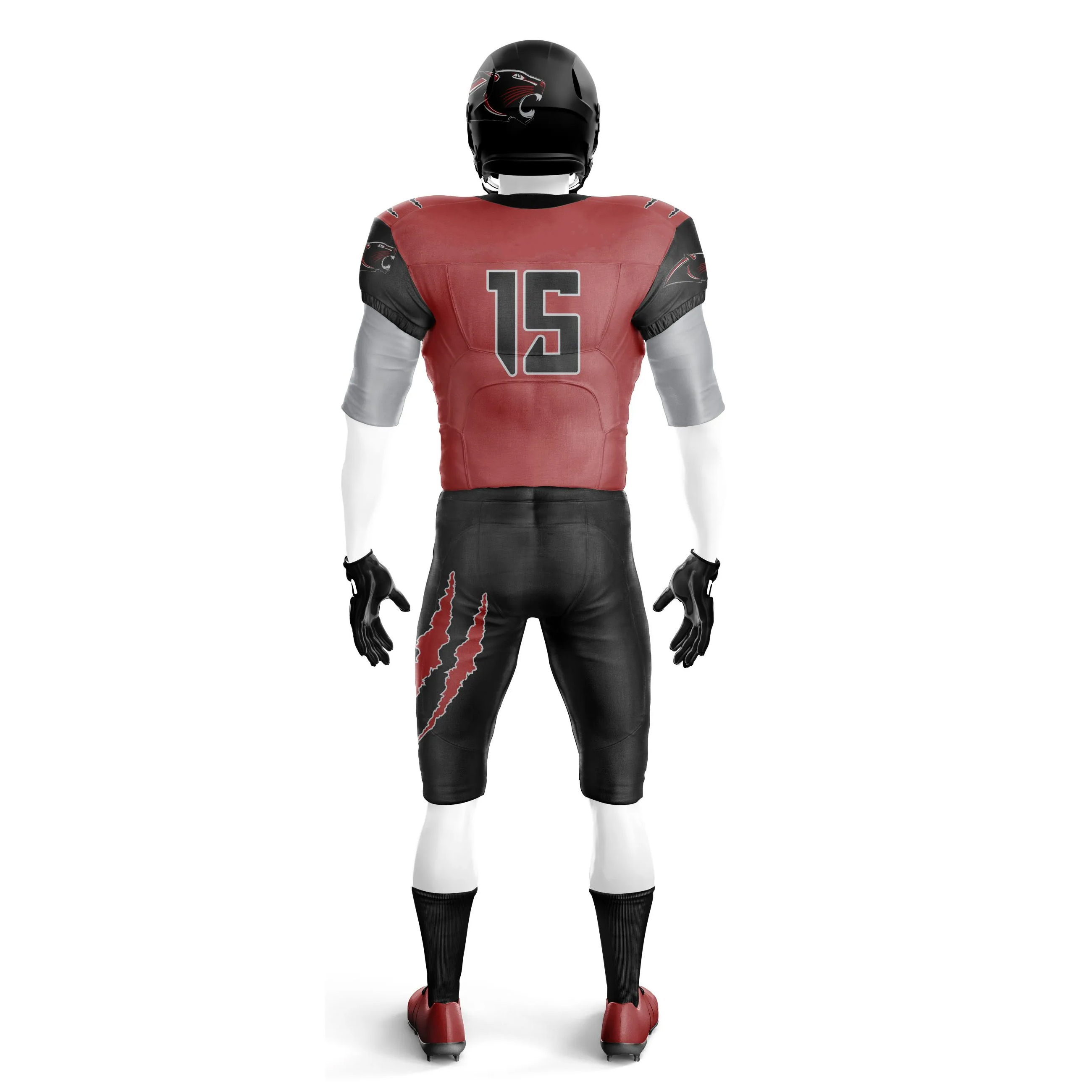 High quality custom plus size american football uniforms wholesale