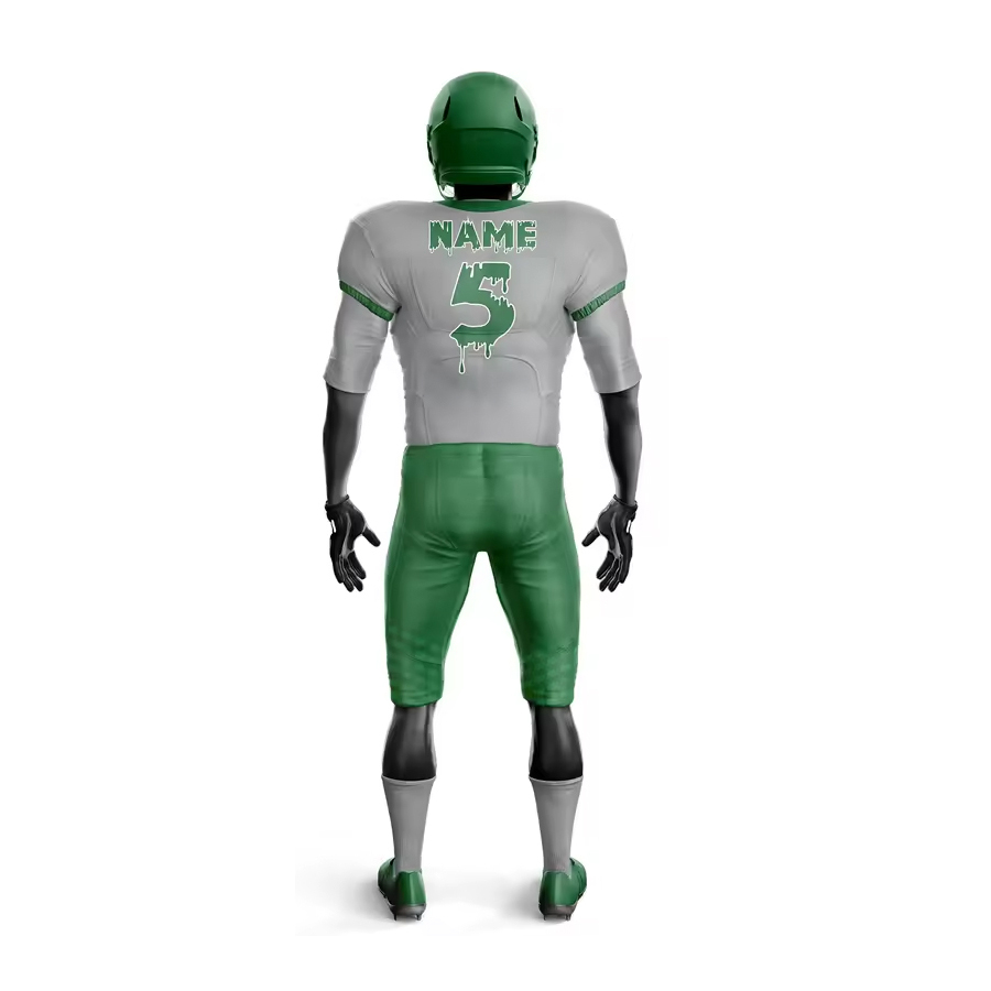 100% polyester made men american football uniform breathable easy wear