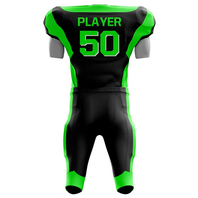 customized american football uniform set 100% polyester