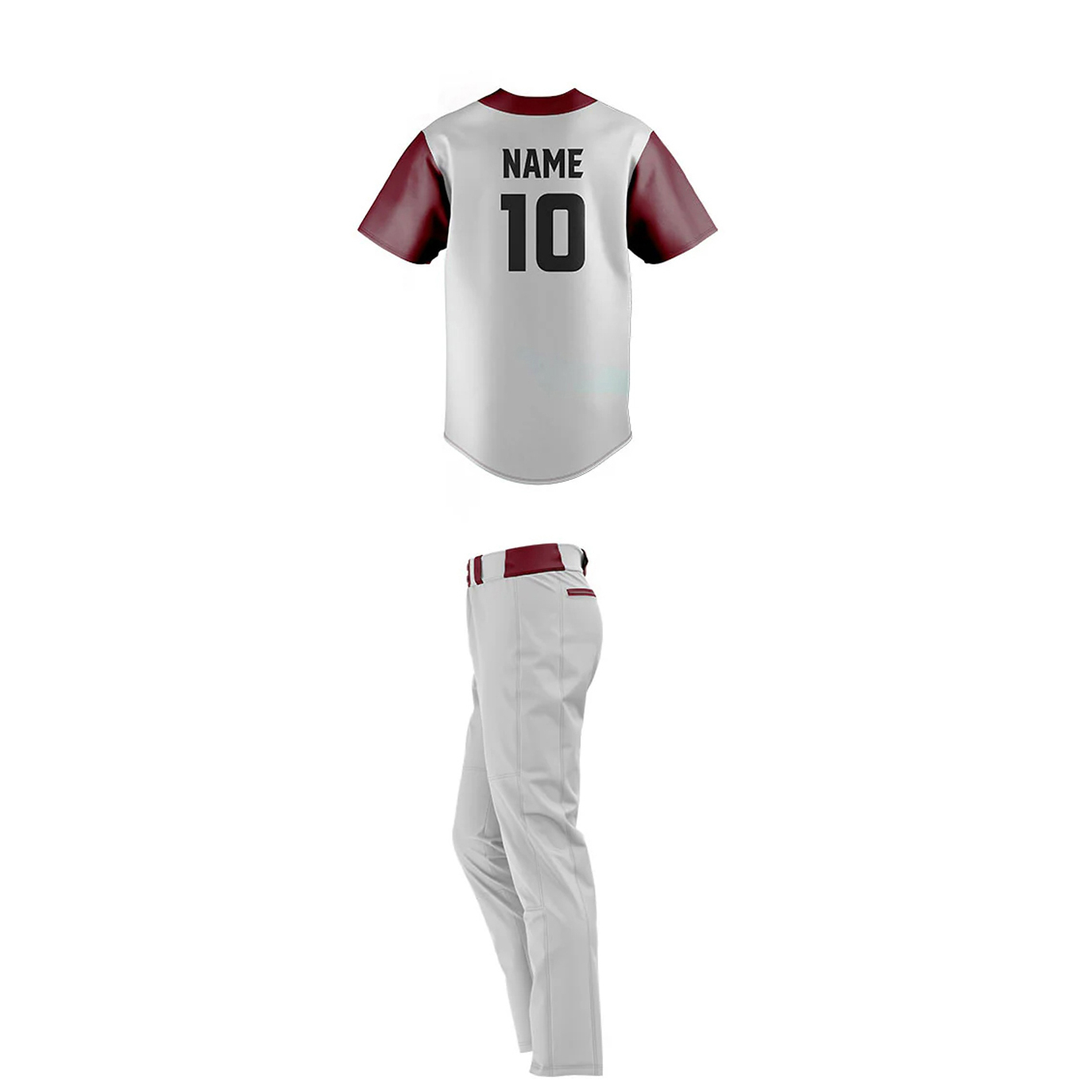 Hot sale custom plaid breathable 100% polyester baseball shirt button