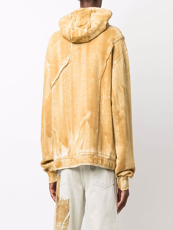 Blank Hoodies Unisex Pullover High Quality Fleece Acid Wash Pullover Hoodie