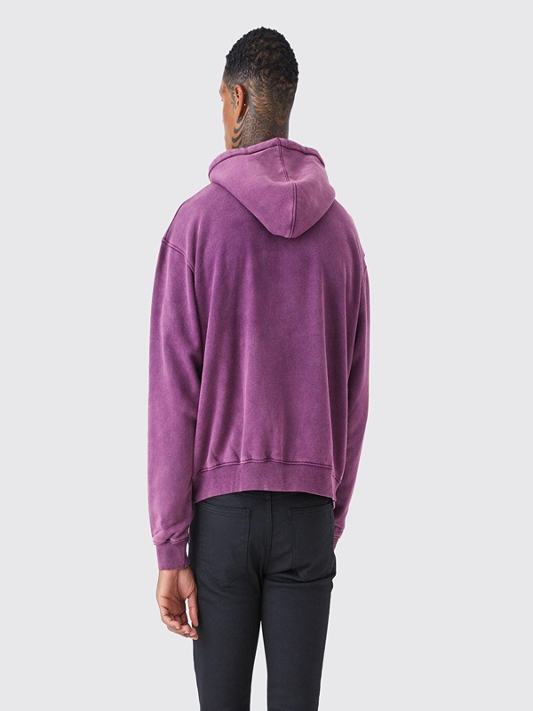 High Quality 100% Cotton Acid Washed Hoodie High Street Vintage Hoodie