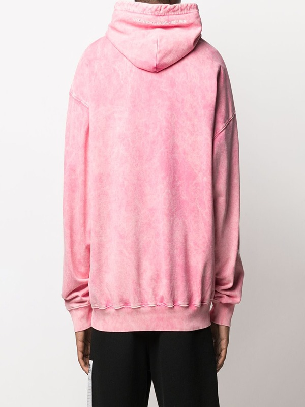 Acid Washed 100% Cotton French Terry Superior Texture Blank Hoodie for Men
