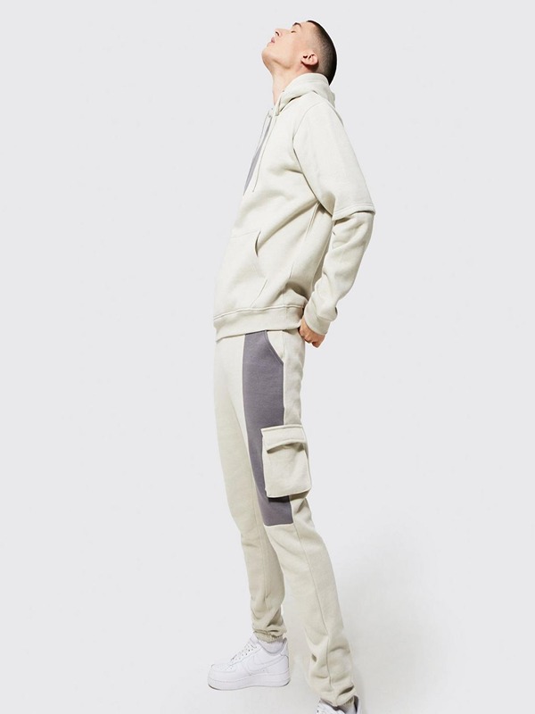 Cotton Men Clothing Hoodies Set Tracksuits Sweatshirts Pullover Autumn Sporty Outdoor