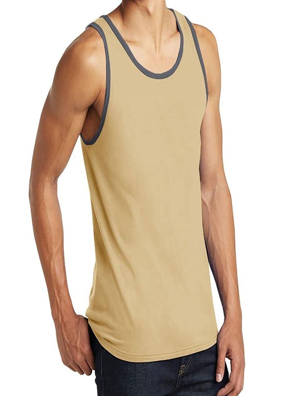 Custom Lightweight Tank Top Breathable Sporty Workout Shirt Seamless Gym Print for Runners Fitness