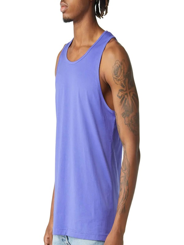 Custom 100% Cotton Summer Crew Neck Boys Tank Tops Wholesale