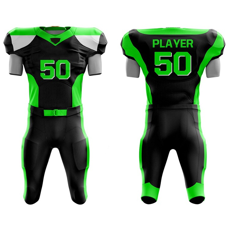 your own customized american football uniform sets 100% polyester