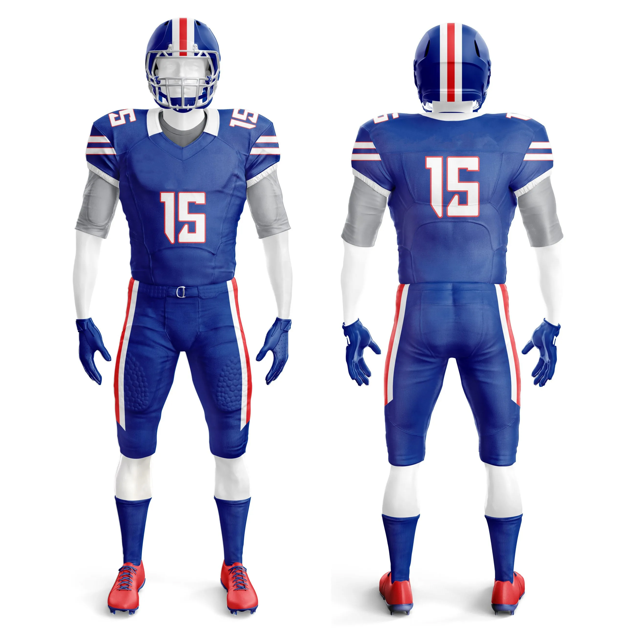 newest premium quality american football uniform set