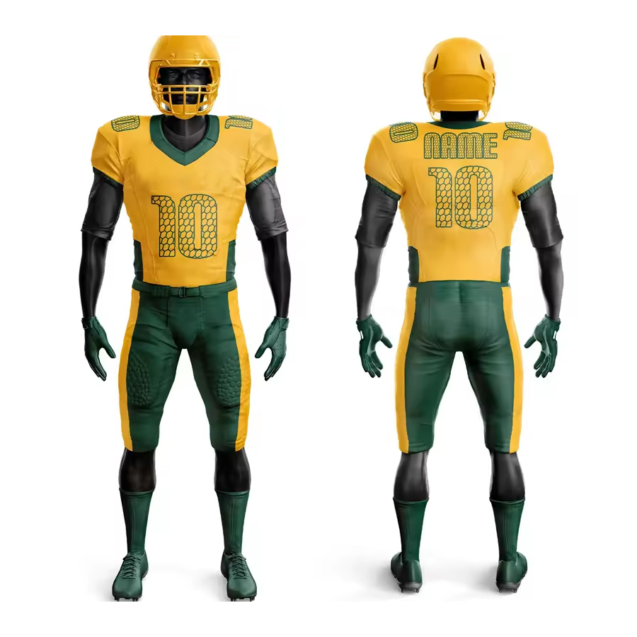 High quality american football uniform for youth comfortable stretchable