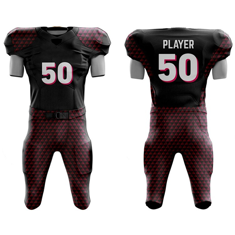 New arrival customized american football uniforms sublimated printed