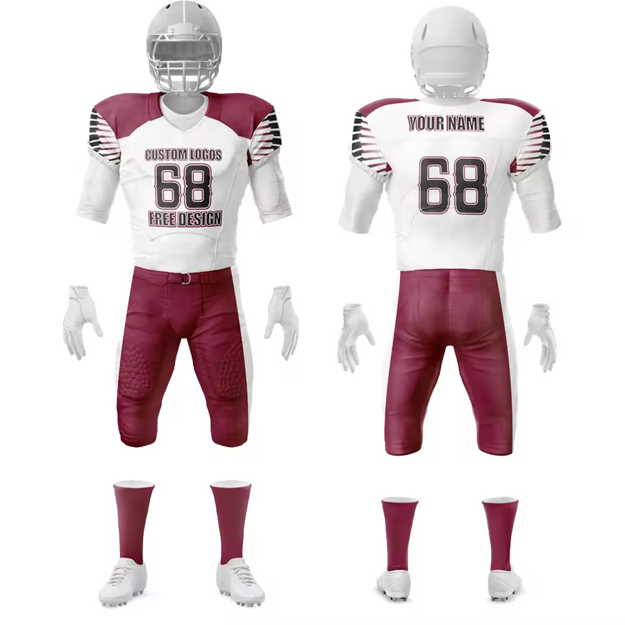 New design youth american football uniform latest style