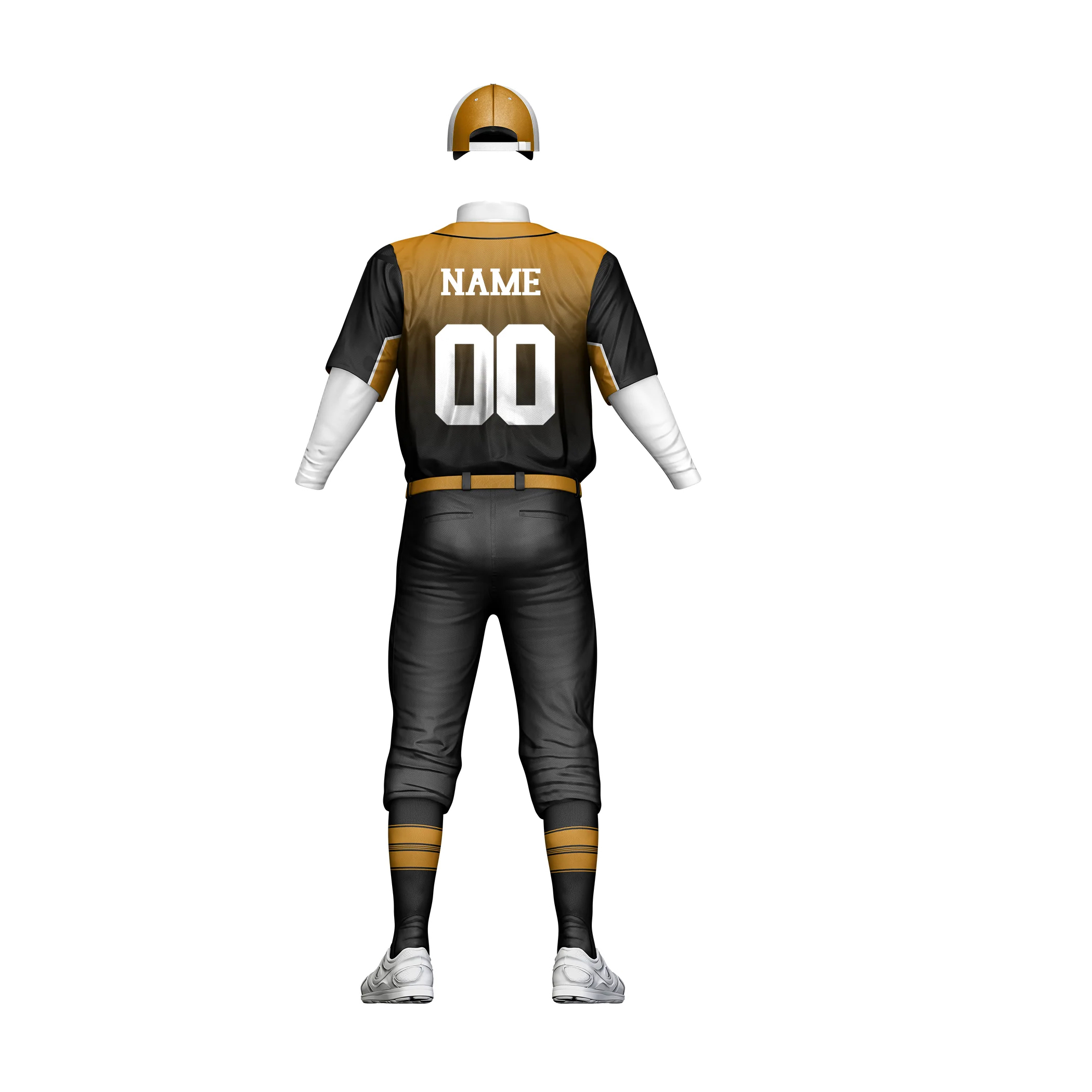 High quality custom made men baseball uniform 100% polyester sublimate