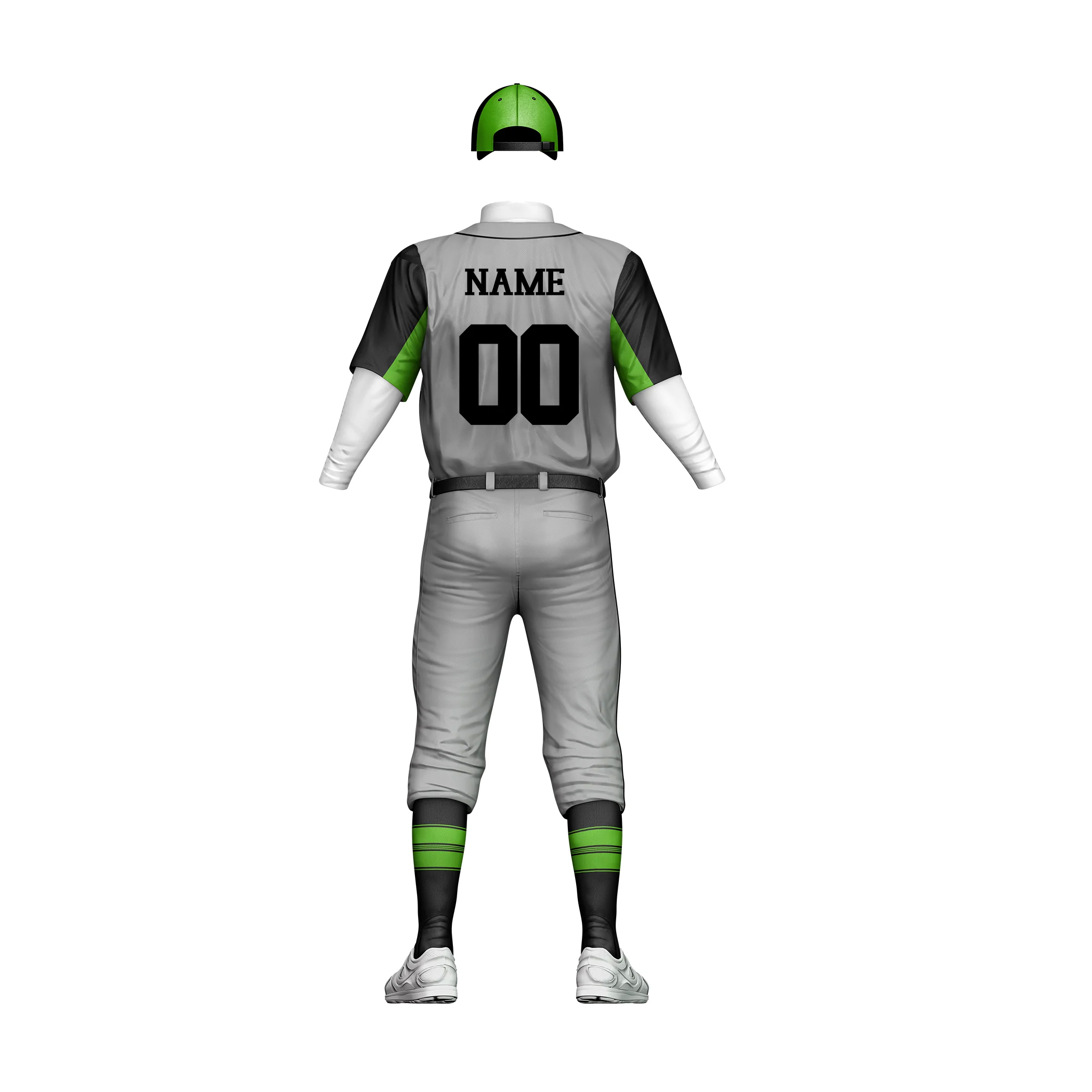 Professional custom manufacturing baseball uniform plaid adult unisex