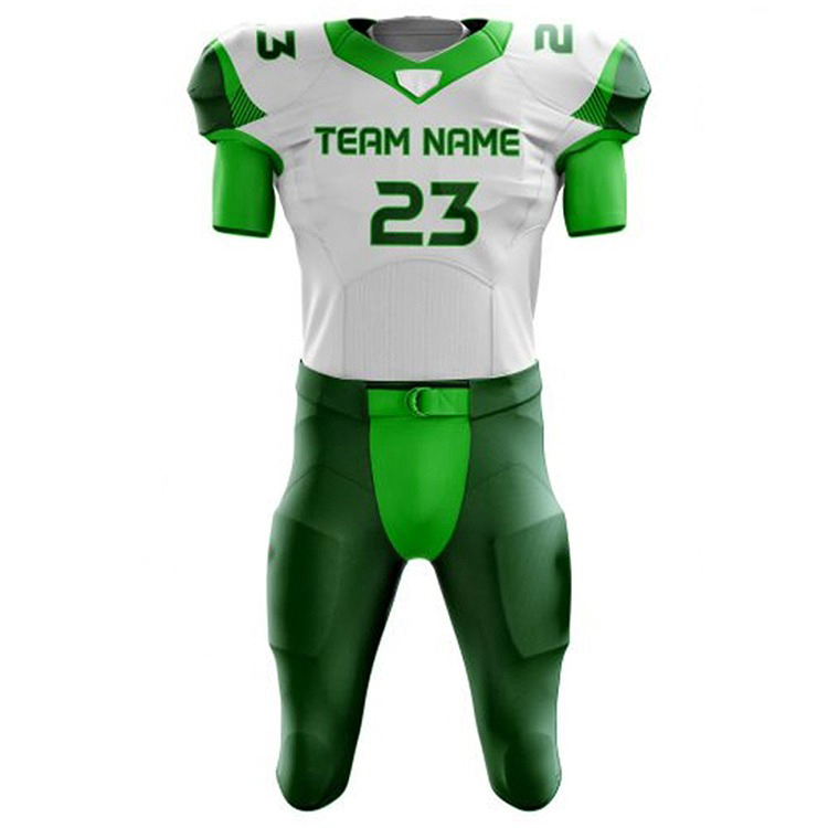 Wholesale custom made football teams uniform xl embroidery logo youth