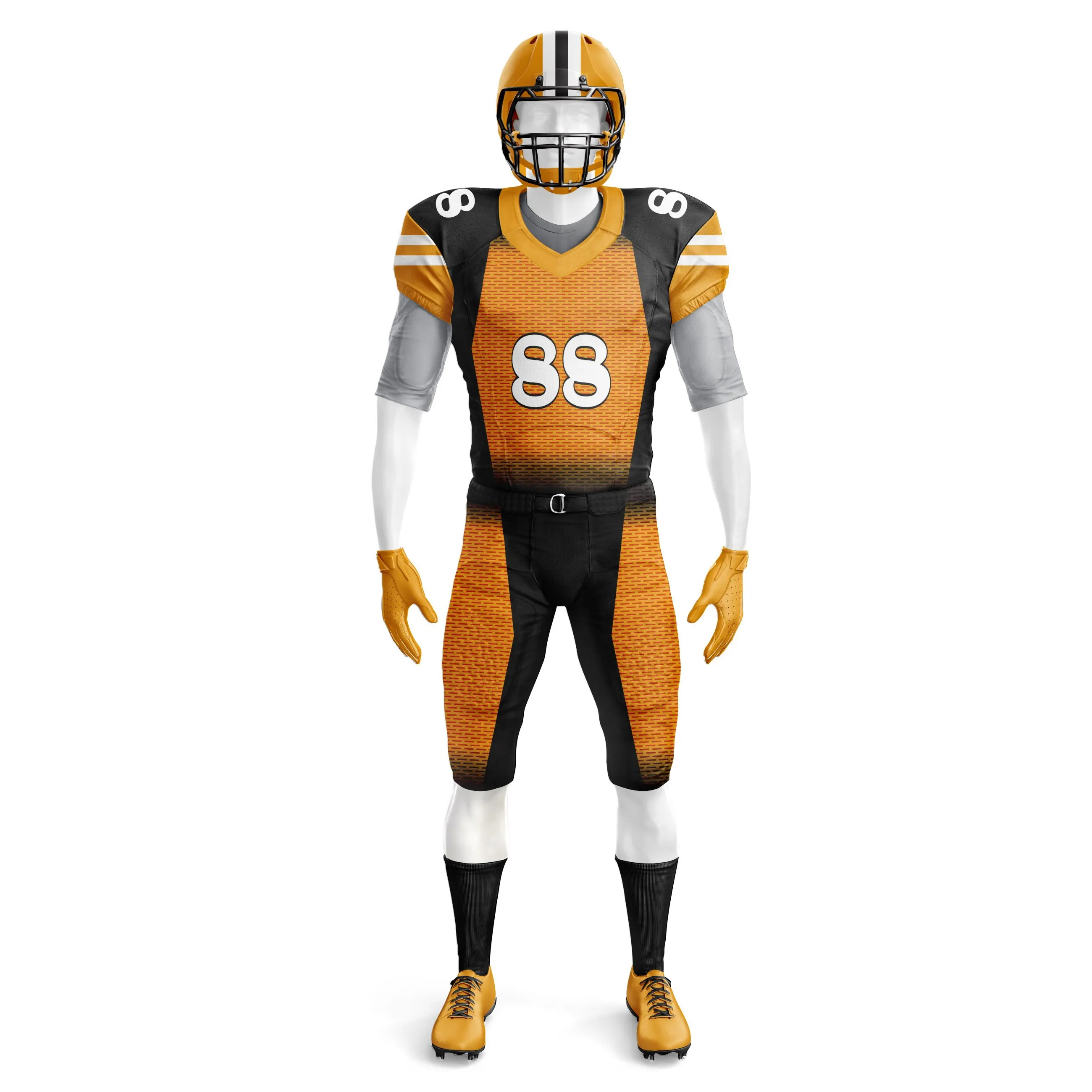 Customize american football uniform made of 100% polyester digital
