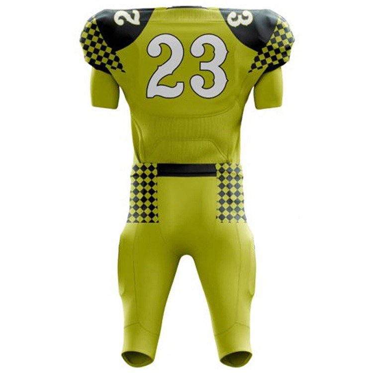 customized american football uniform set 100% polyester