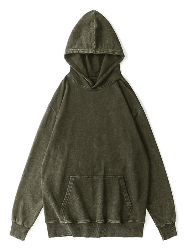 New Arrive Custom logo Heavy Weight Vintage Wash Hoodie Men Acid Wash Hoodie