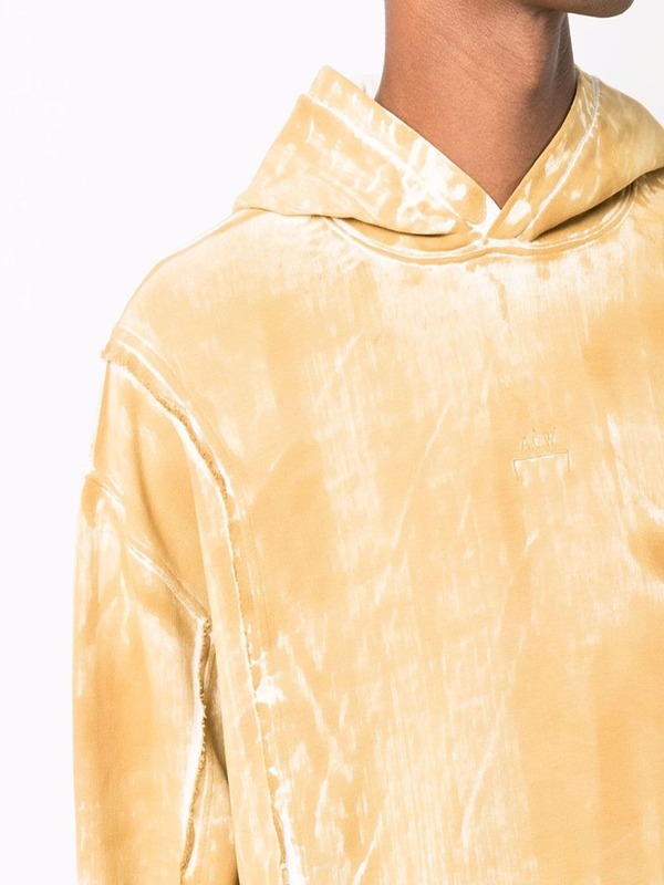 Blank Hoodies Unisex Pullover High Quality Fleece Acid Wash Pullover Hoodie