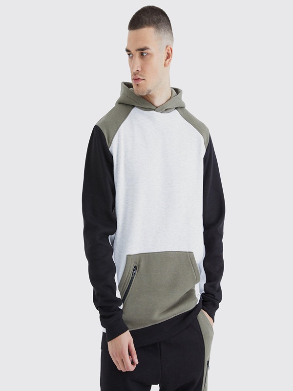 Custom Men Pullover Hoodie Sweatshirt Set Jogging Tracksuit with Hip Hop Style for Winter