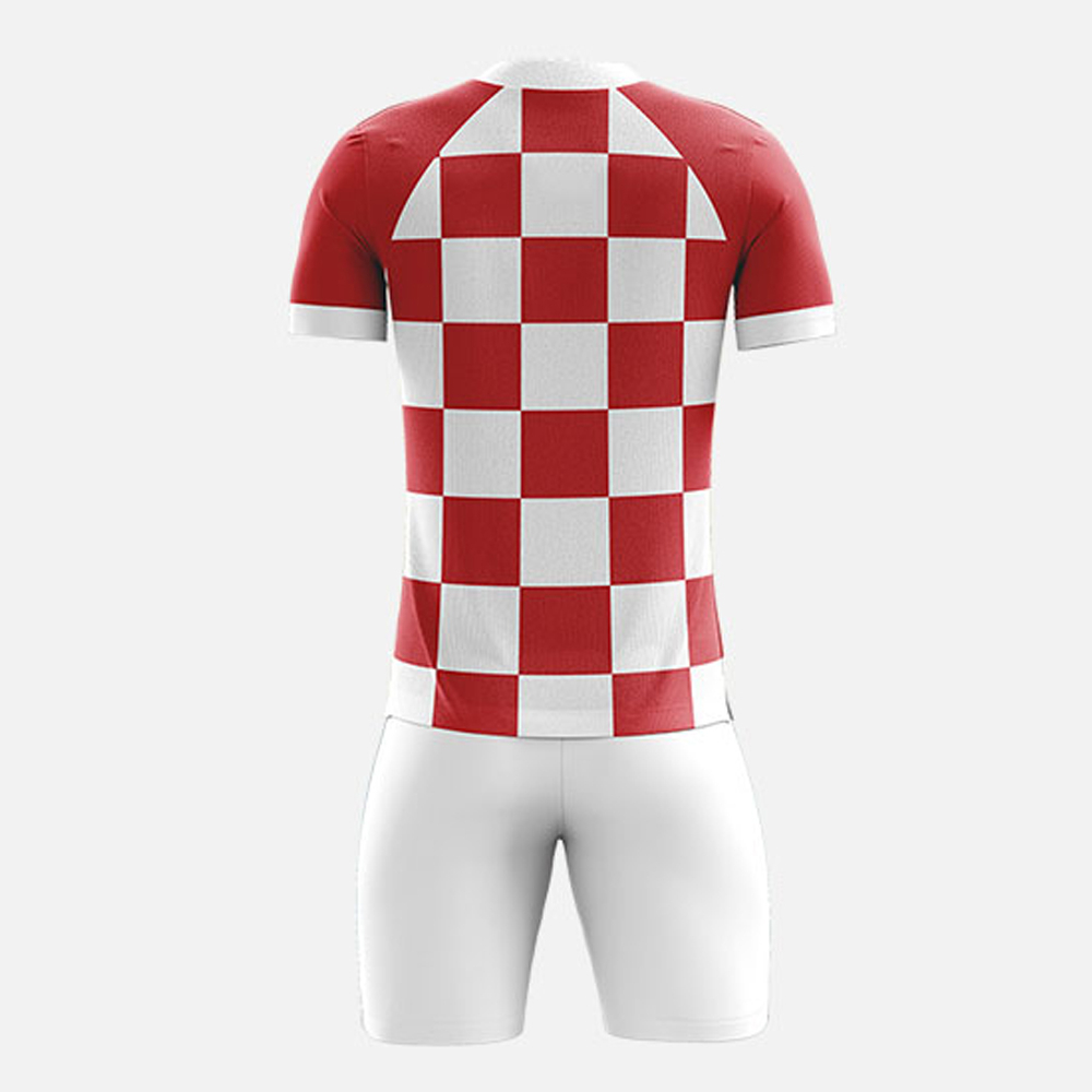 Custom breathable quick dry short sleeve soccer jerseys football uniform