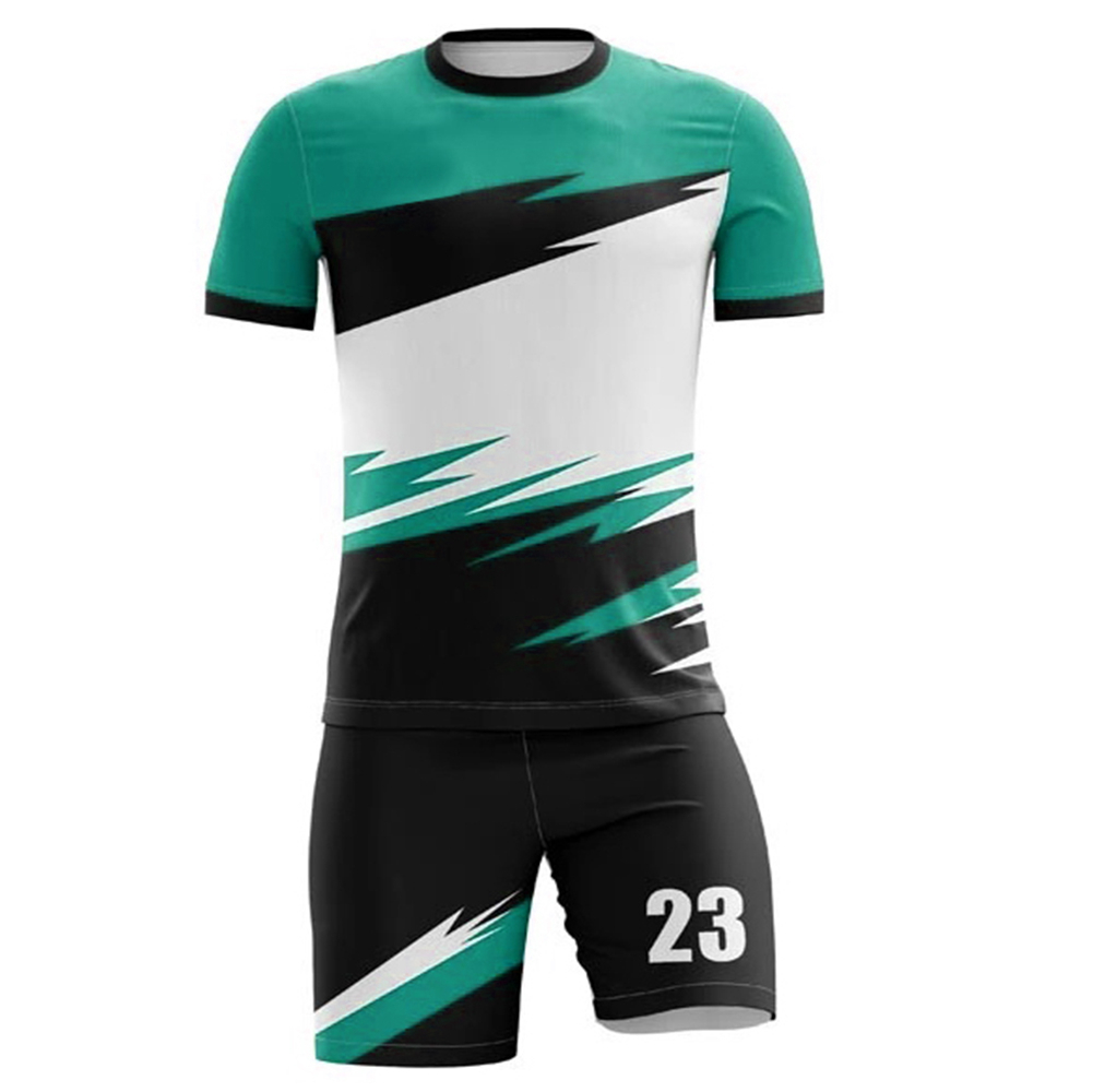 High quality custom breathable soccer uniform set football