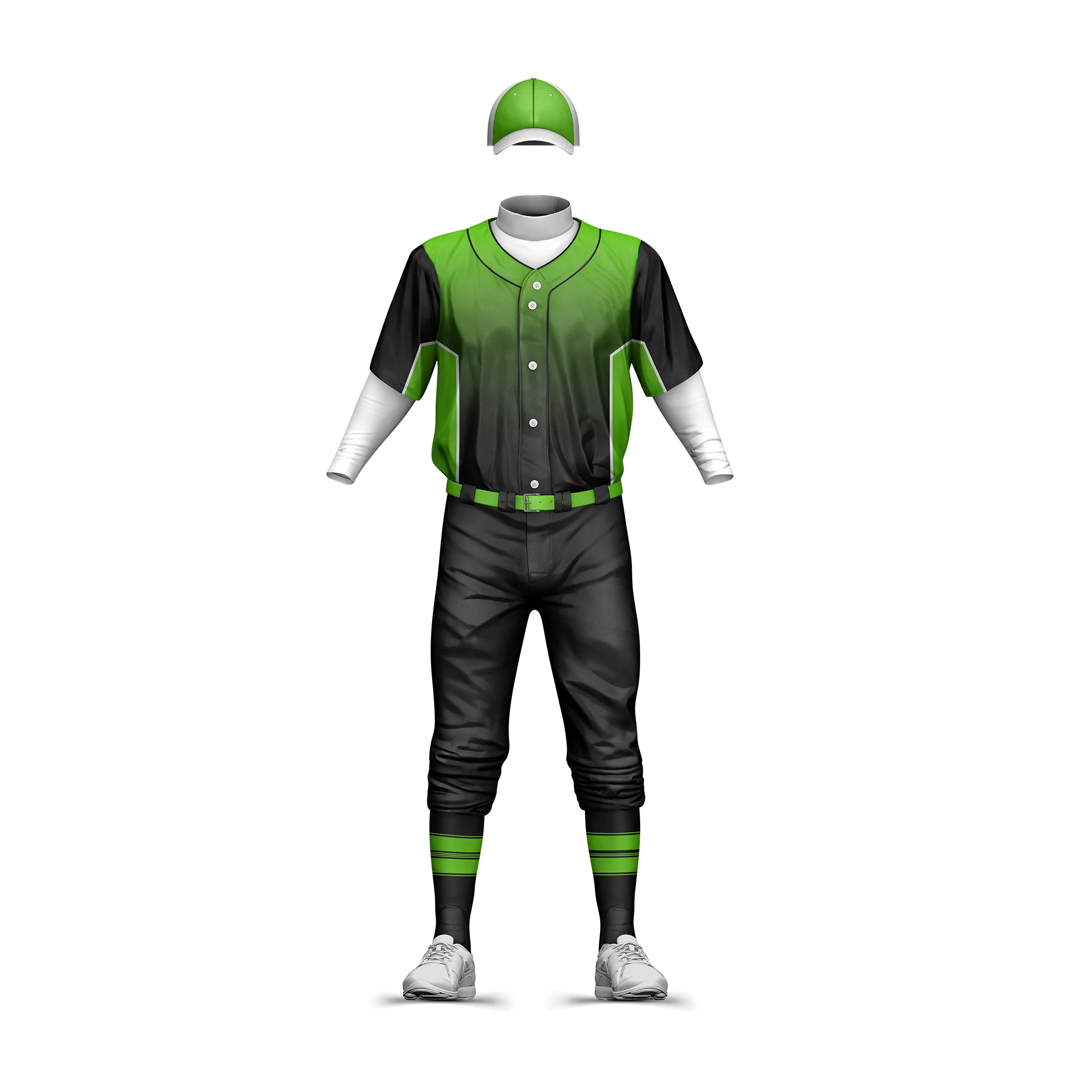 High quality custom made men baseball uniform 100% polyester sublimate
