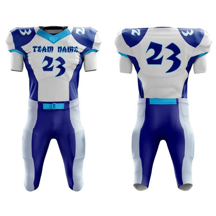 Adult custom logo american football breathable quick dry 100% polyester
