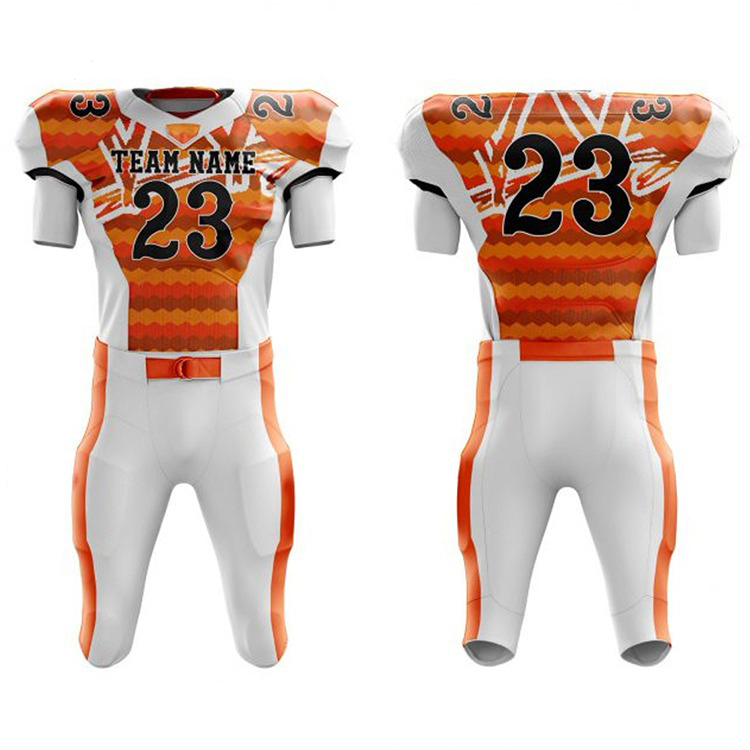New arrival customized american football uniforms sublimated printed